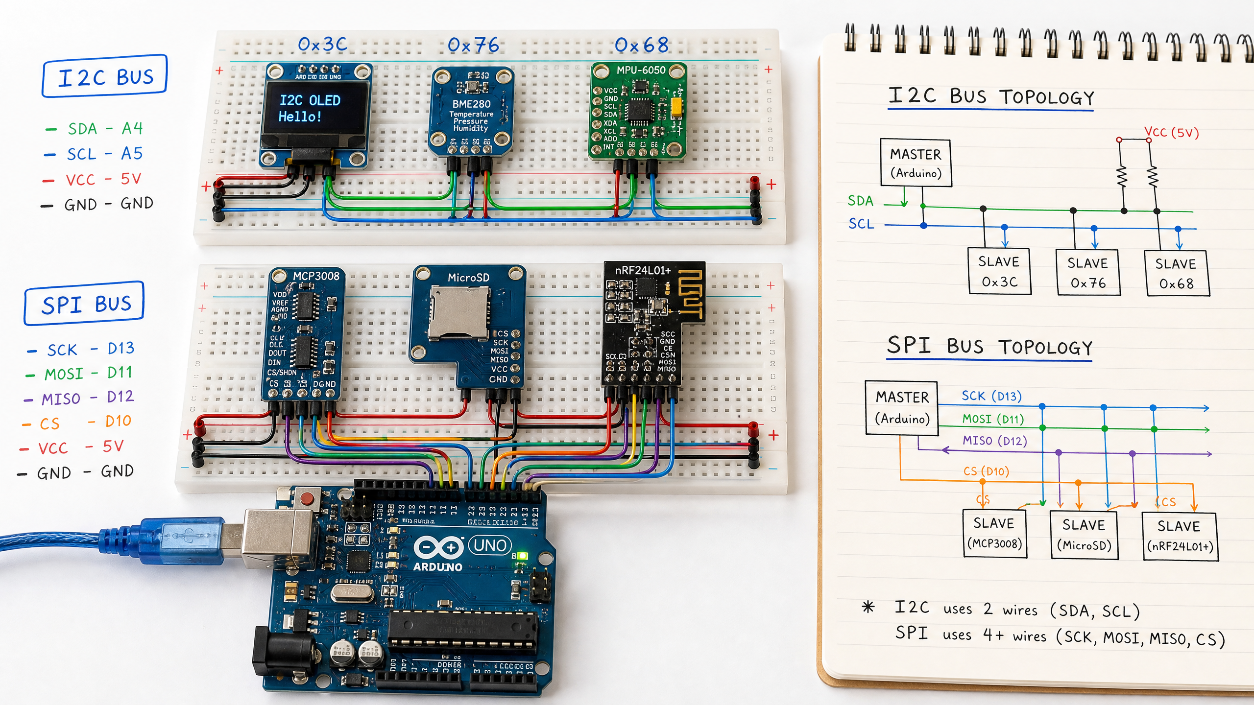 I2C and SPI: The Two Most Common Communication Protocols