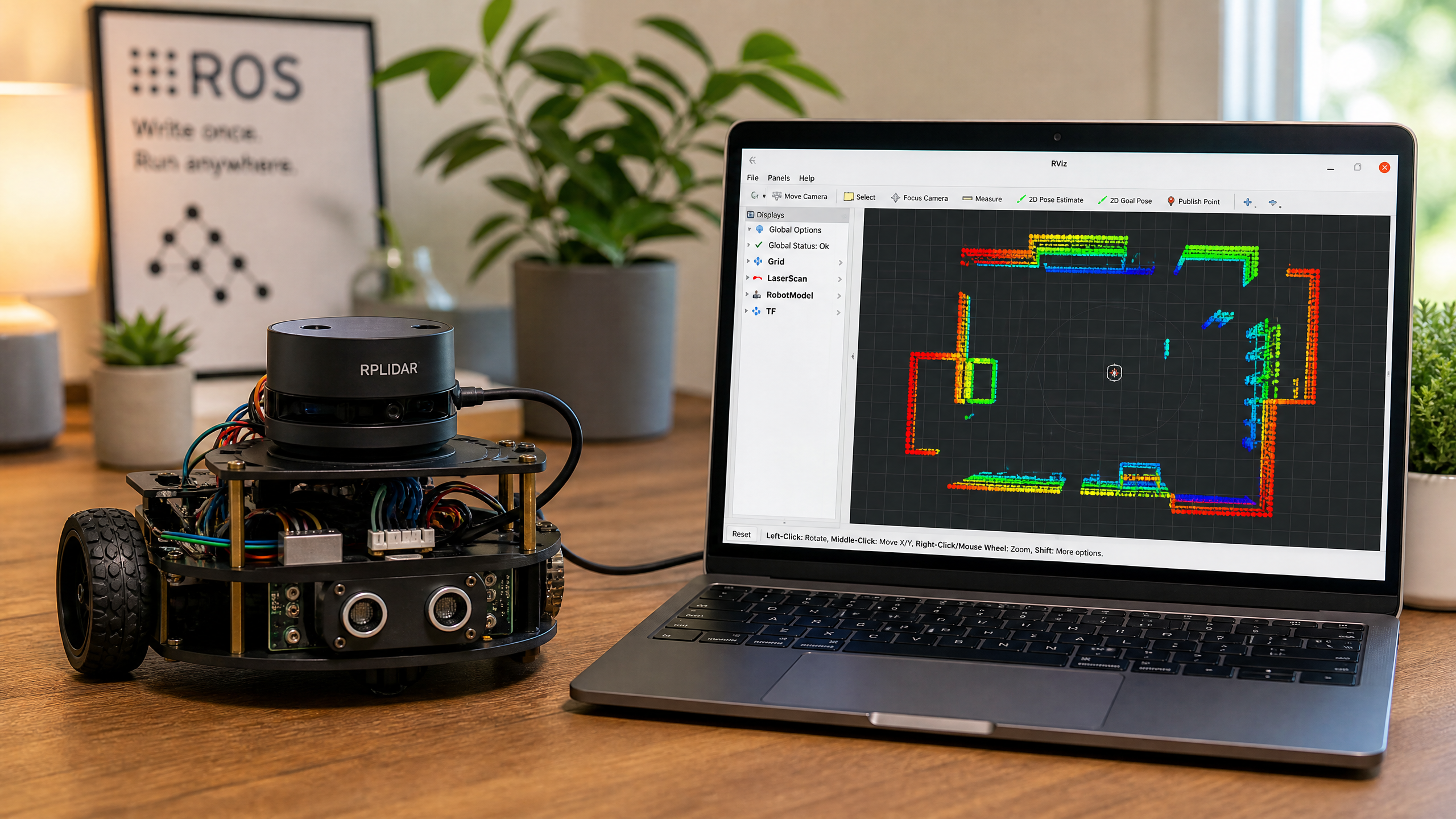 SLAM: Building a Map While You Navigate