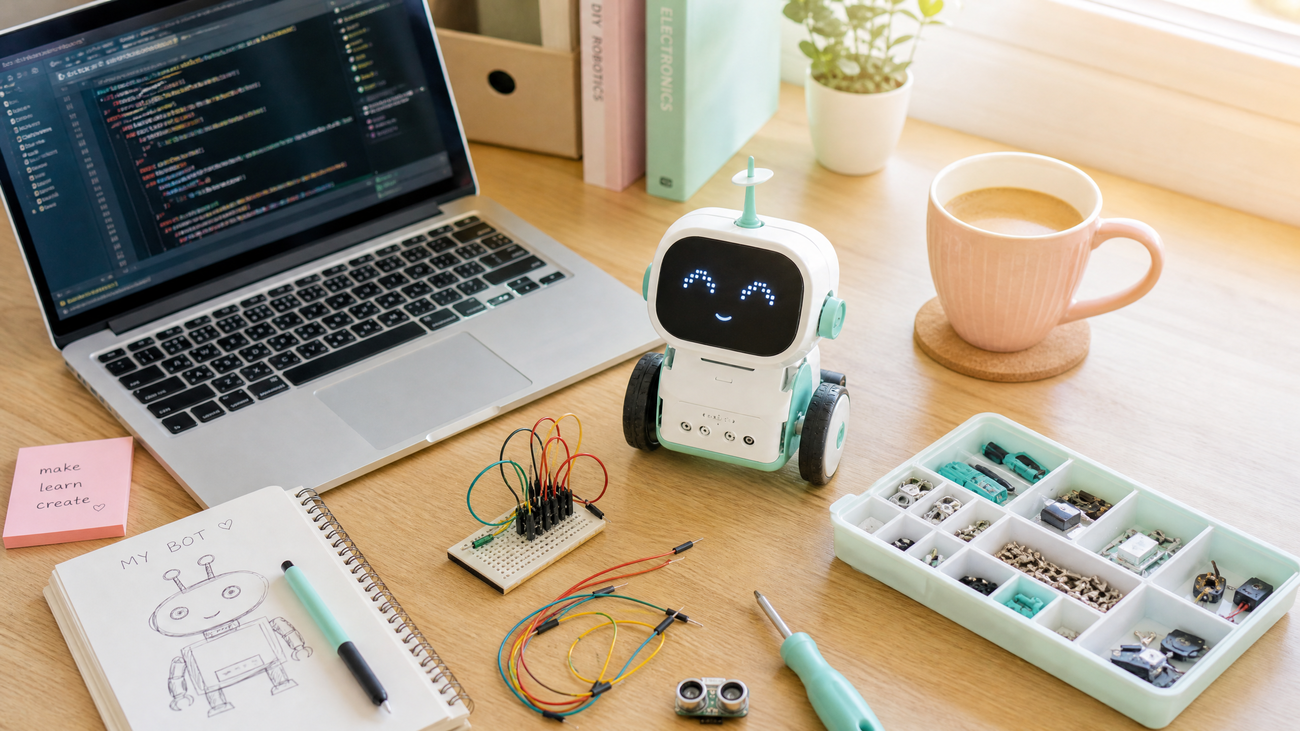 A friendly robotics workspace